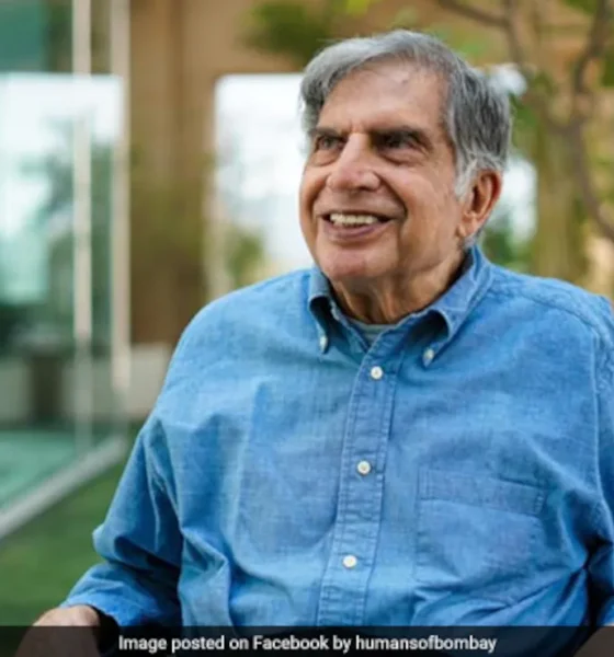 Ratan Tata portrait, "Ratan Tata legacy in Indian business" "Tributes to Ratan Tata"